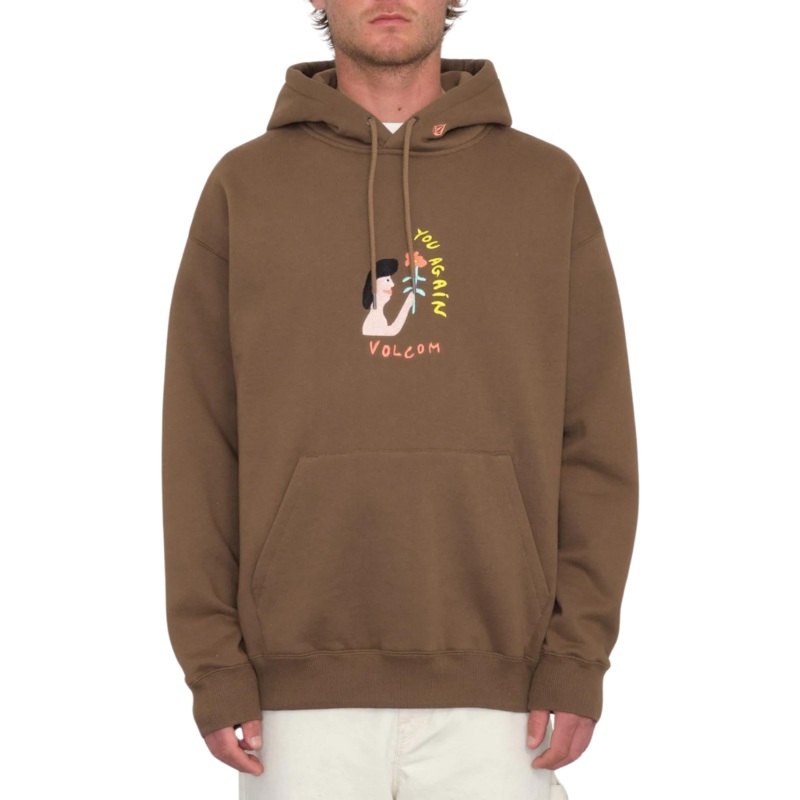 Sudadera Volcom Fa Arthur Longo Po – Dark Earth