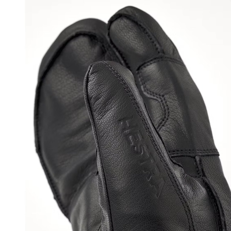 Leather Fall 3-Finger Gloves|8 (Medium)|9 (Large)|10 (Extra Large)|11 (XX Large)|Black|Tan