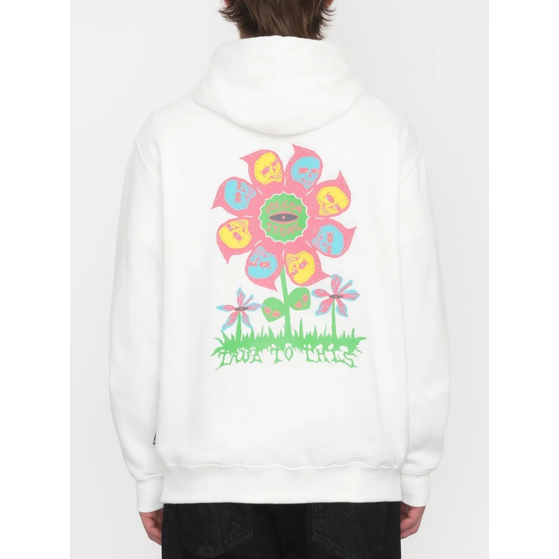 Sudadera con capucha Volcom Earth Tripper – Off White