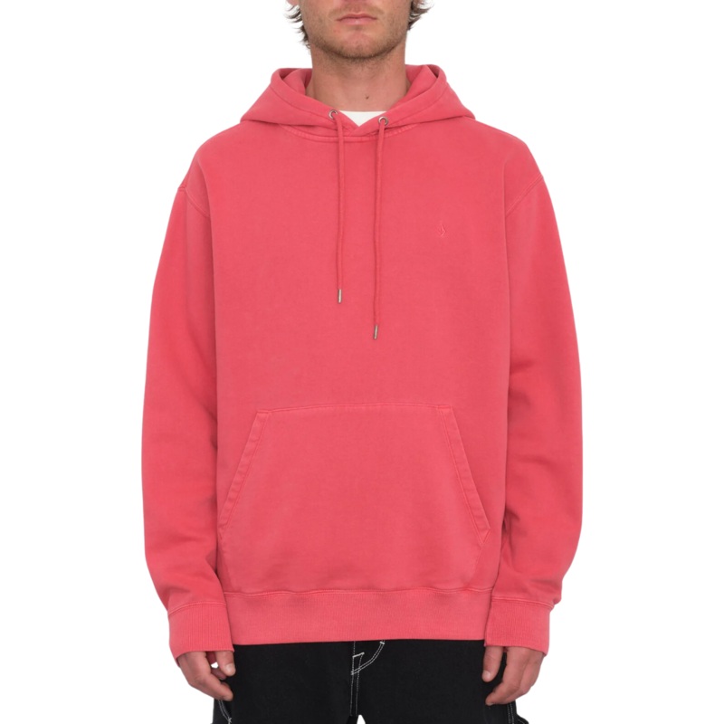 Sudadera con capucha Volcom Single Stone PW PO – Washed Ruby
