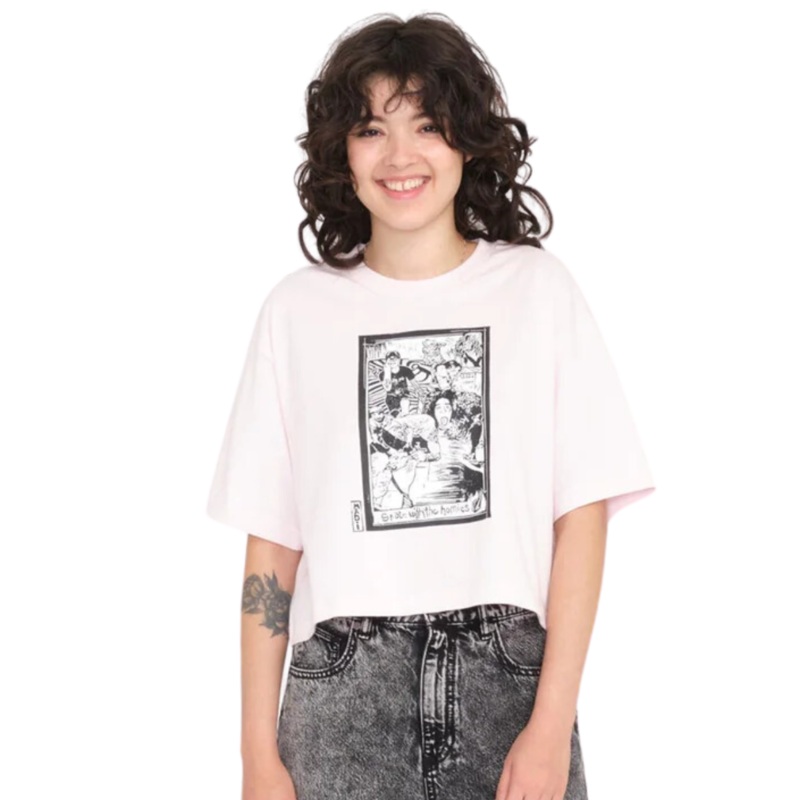 Camiseta Chica Volcom Drumstone – Lilac Ash