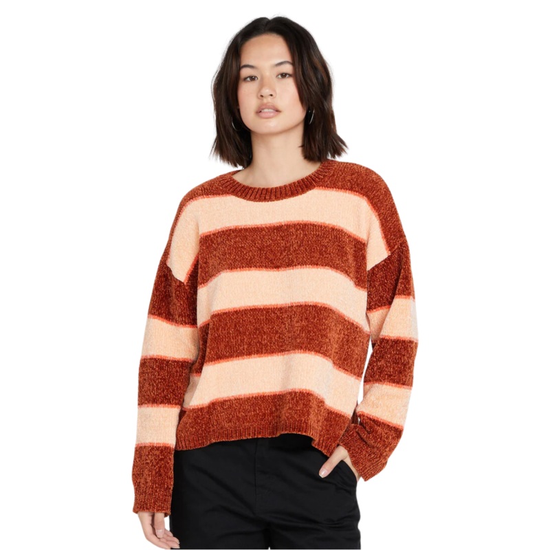 Jersey Chica Volcom Bubble Tea Sweater – Nutmeg