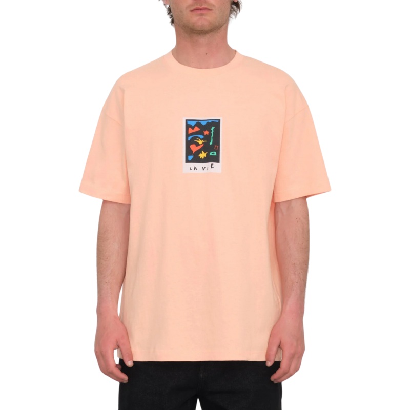 Camiseta Volcom Arthur Longo 3 – Salmon