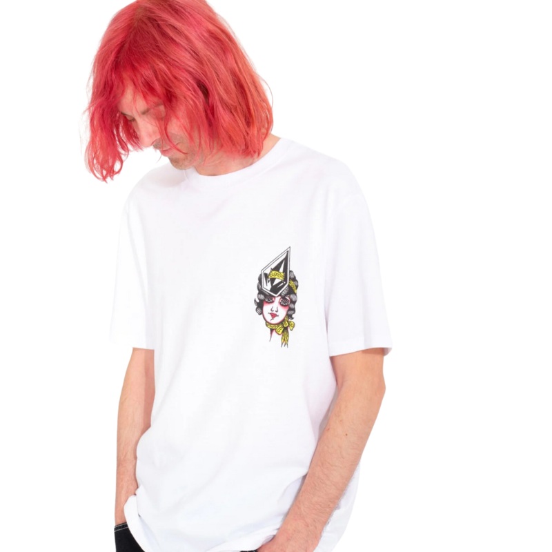 Camiseta Volcom Lintell Mirror – White