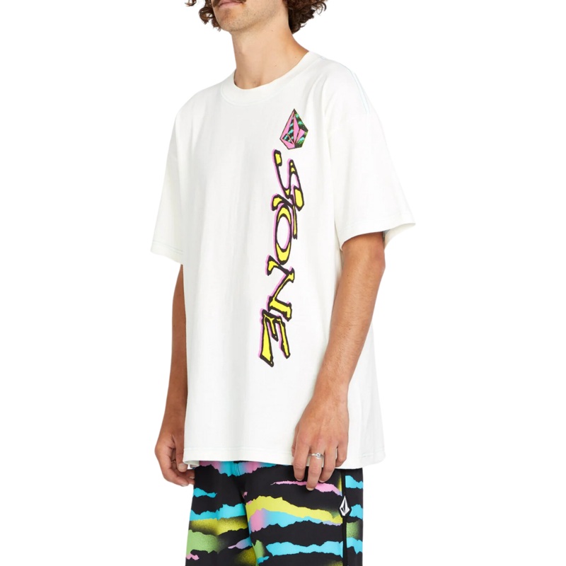 Camiseta Volcom Sea Punk – Off White
