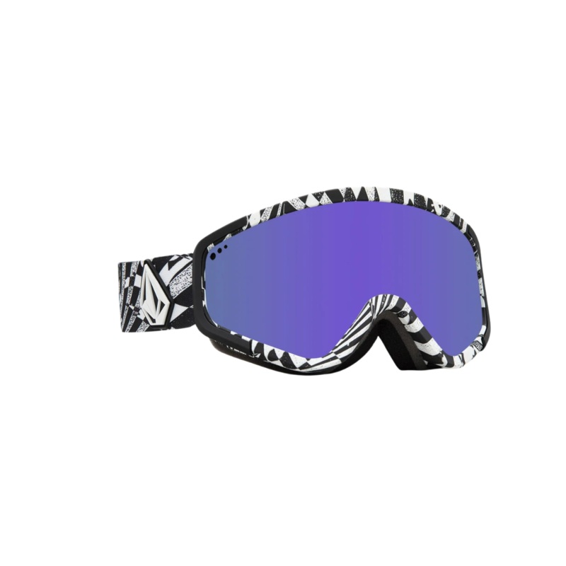 Gafas de ventisca Volcom Attunga – Op Art / Purple Chrome + Lente extra