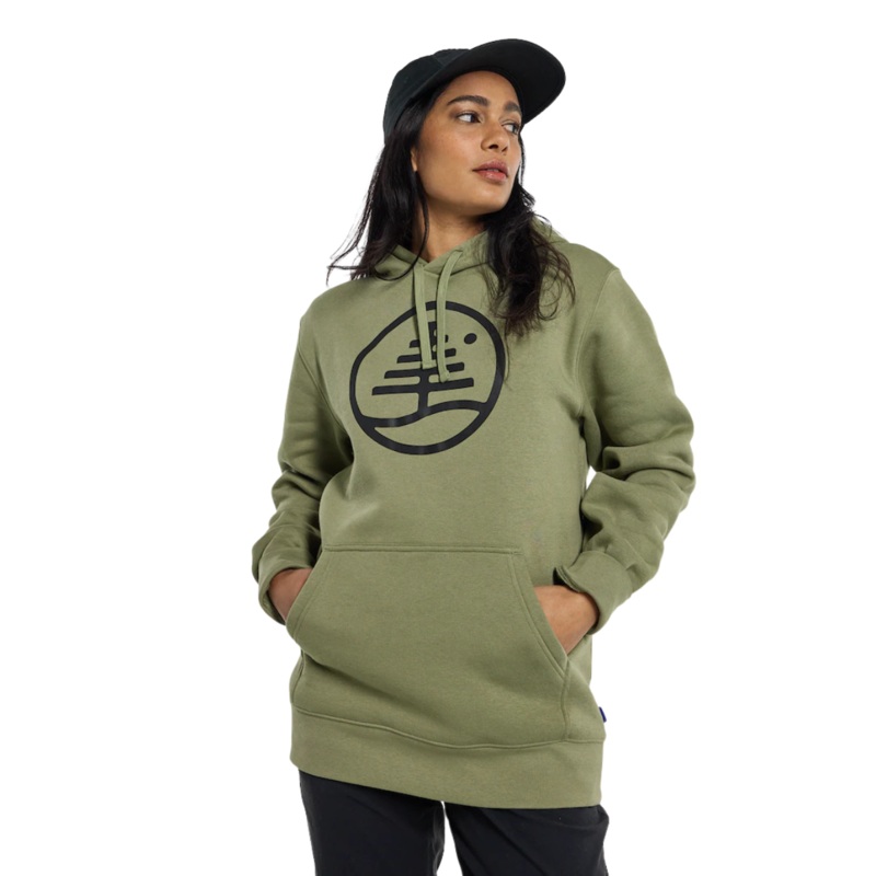 Sudadera Burton Family Tree Pullover Hoodie Forest Moss