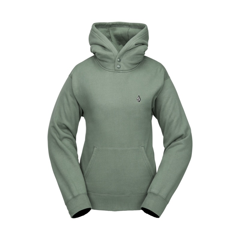 Forro Polar con capucha de Mujer Volcom Costus – Lichen Green