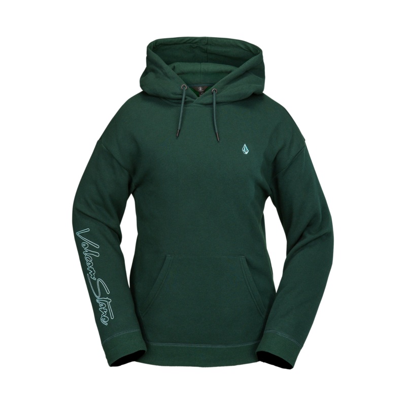 Sudadera con capucha de Mujer Volcom Essential – Scarab