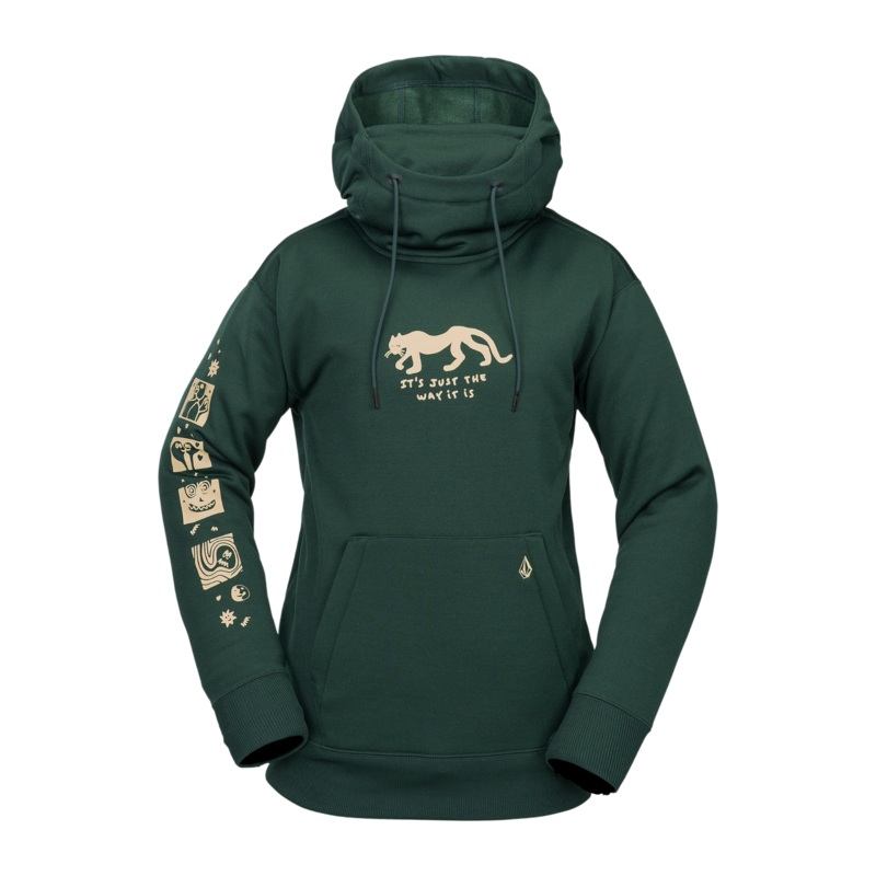 Sudadera Tcnica con capucha Mujer Volcom Riding Hydro – Scarab