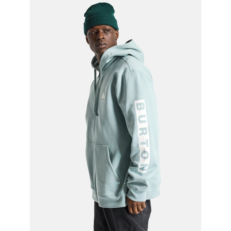 Sudadera con capucha y cremallera Burton Elite – Petrol Green
