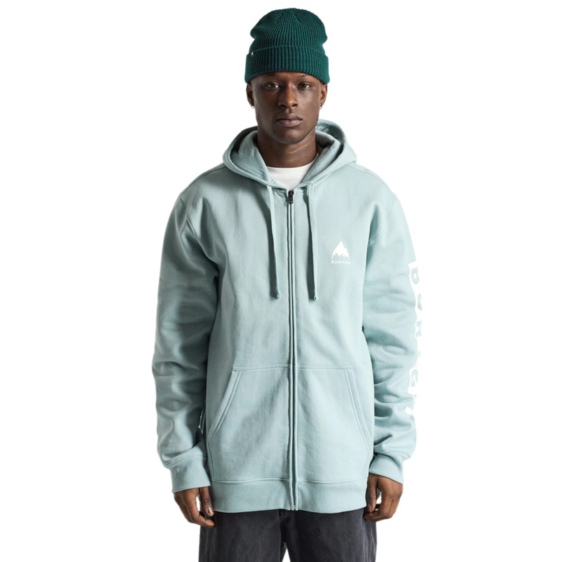 Sudadera con capucha y cremallera Burton Elite – Petrol Green