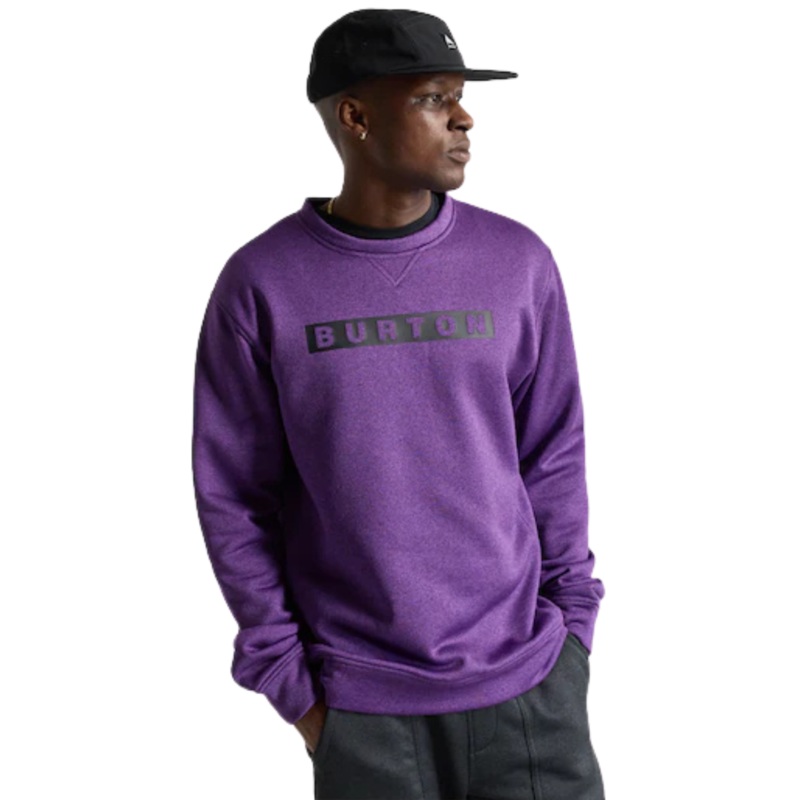 Sudadera Tcnica Burton Oak Crew – Imperial Purple Heather