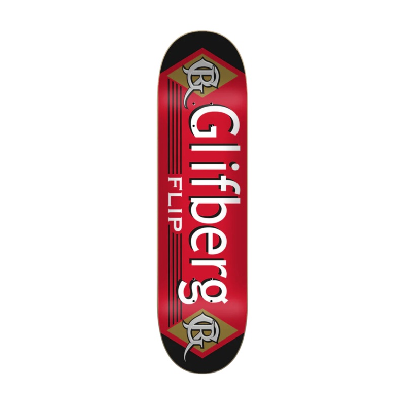 Tabla de skate Flip Glifberg Tobacco Red 8,4