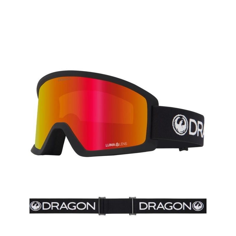 Gafas de ventisca Dragon DX3 L OTG – Black Lumalens Red Ionized Lens