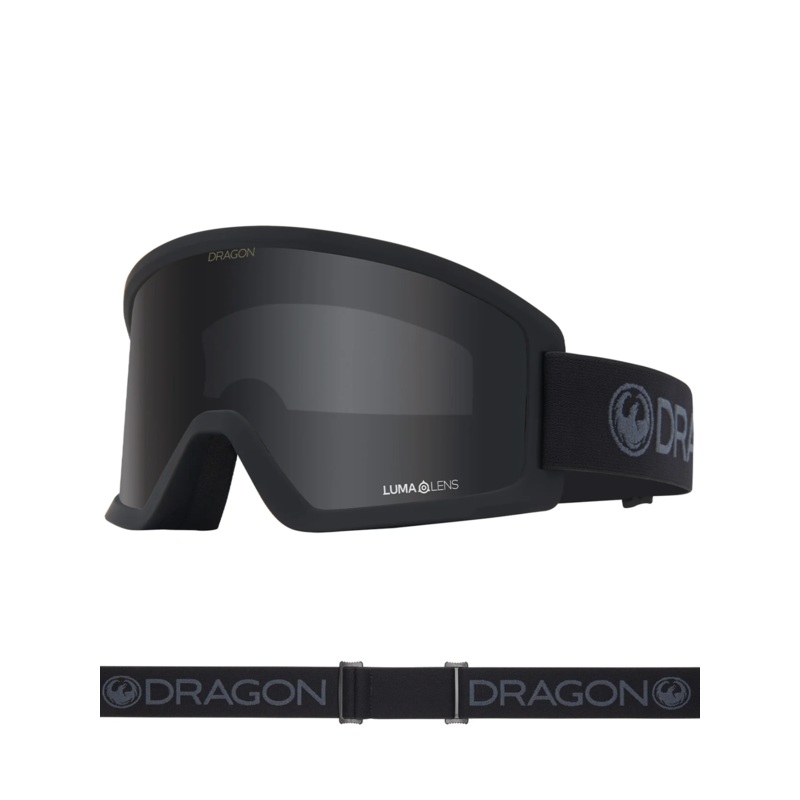 Gafas de ventisca Dragon DX3 L OTG – Blackout Lumalens Dark Smoke Lens