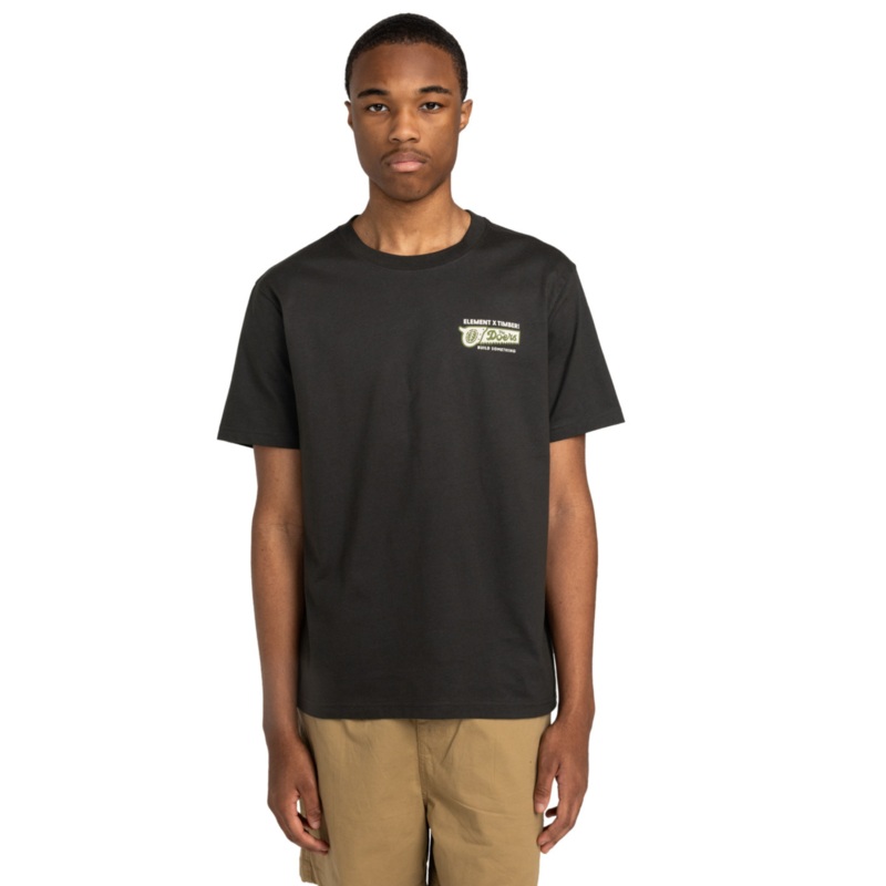 Camiseta Element Timber Icon – Off Black