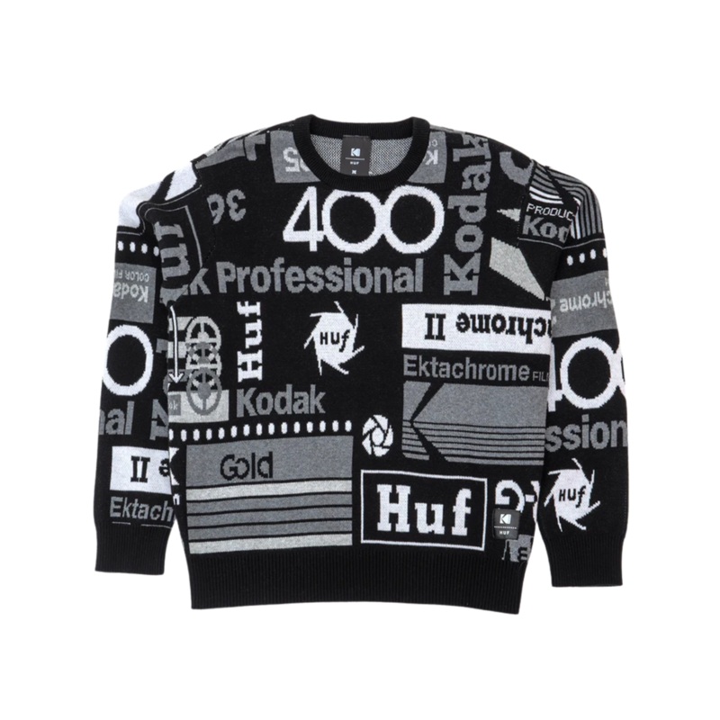 Jersy HUF x Kodak Dark Room Jacquard Knit – Black