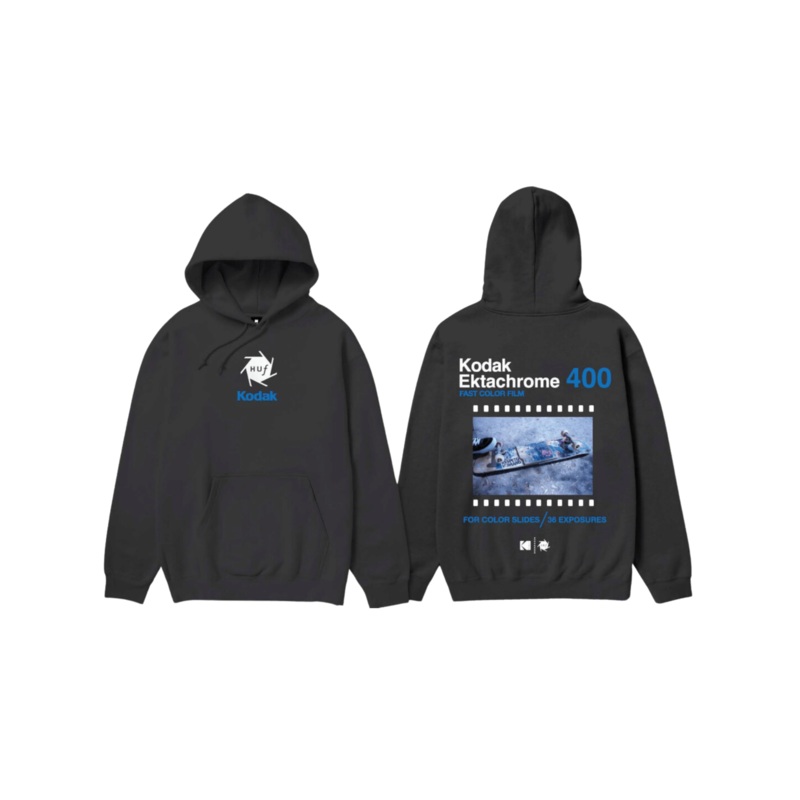 Sudadera con capucha HUF x Kodak Invention – Black