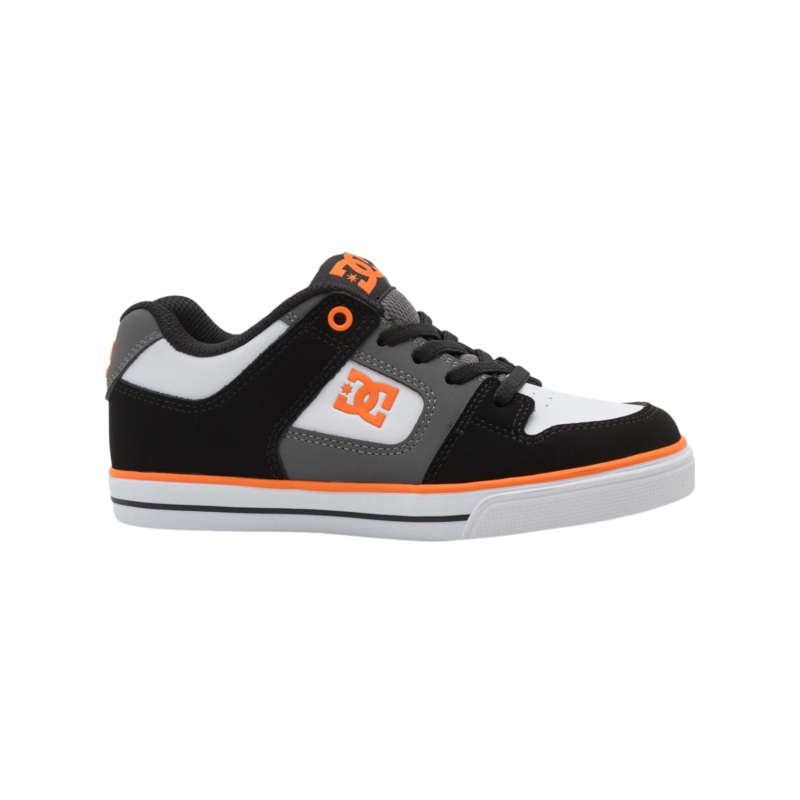 Zapatillas nio DC Shoes Pure Elastic – Black/White/Grey/Orange