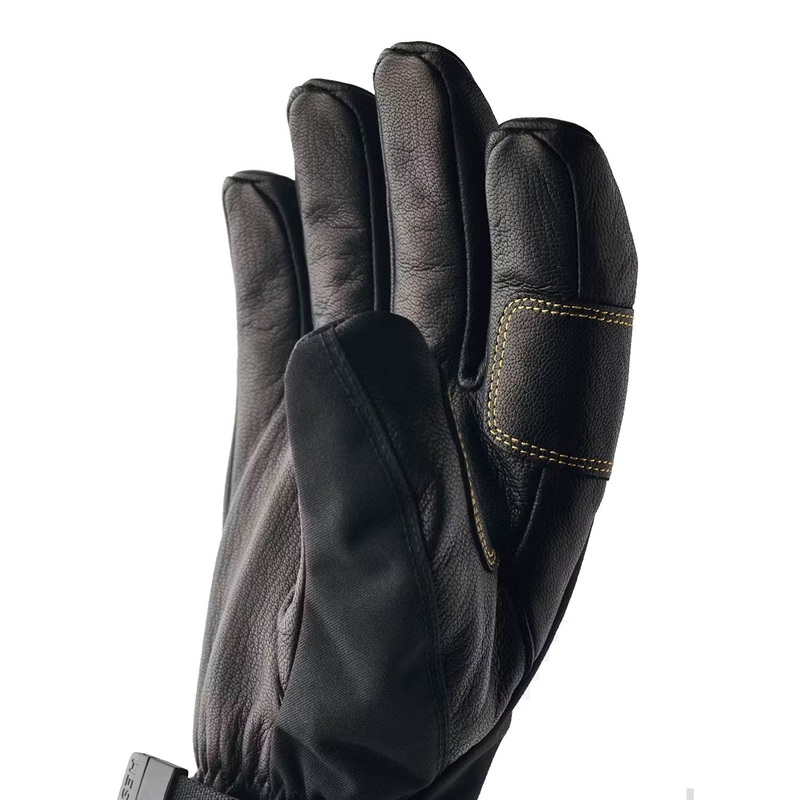 Army Leather Gore-Tex Gloves|7 (Small)|8 (Medium)|9 (Large)|10 (XL)|11 (XXL)|Black / Black