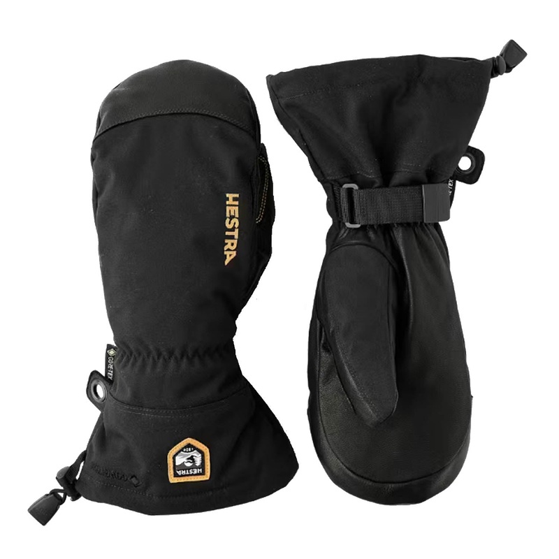 Army Leather Gore-Tex Mitts|6 (XS)|7 (Small)|8 (Medium)|9 (Large)|10 (XL)|11 (XXL)|Black / Black