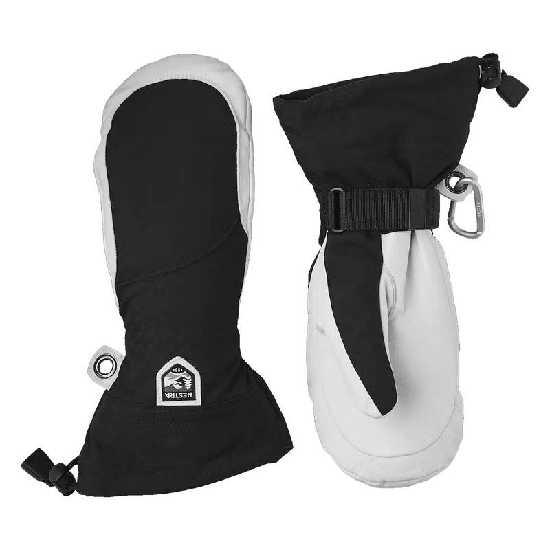 Heli Ski Female Mitts|5 (XS)|6 (Small)|7 (Medium)|8 (Large)|9 (XL)|Black|Beige