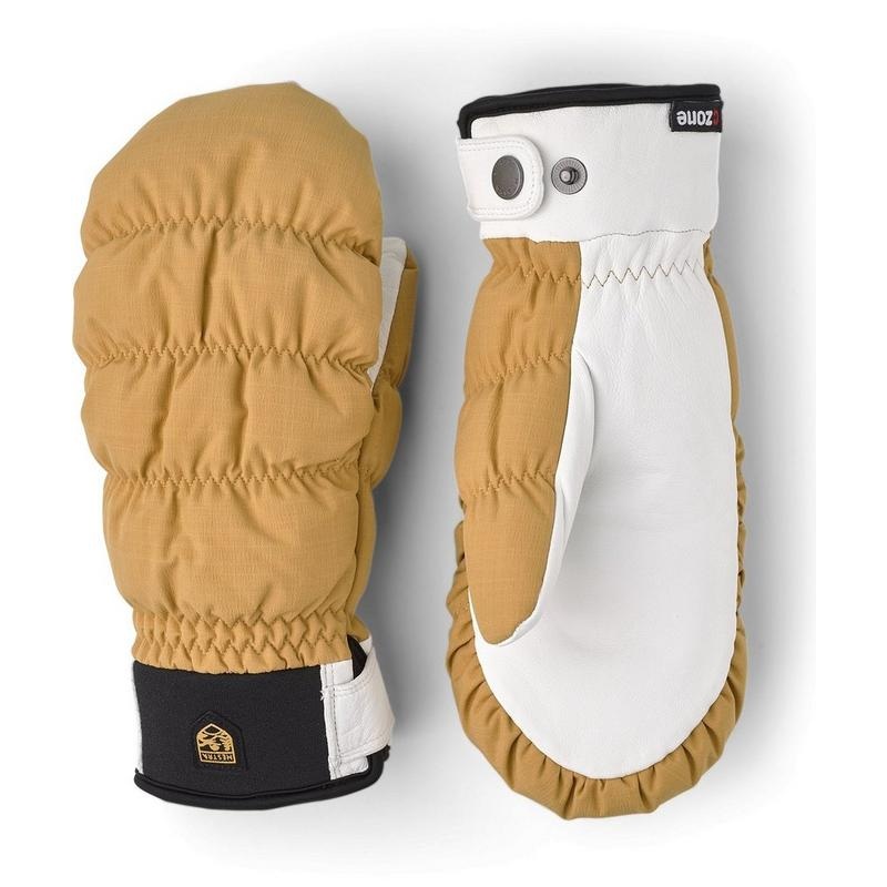 Luomi CZone Womens Mittens|6 (Small)|7 (Medium)|8 (Large)|9 (XL)|Black|Sand