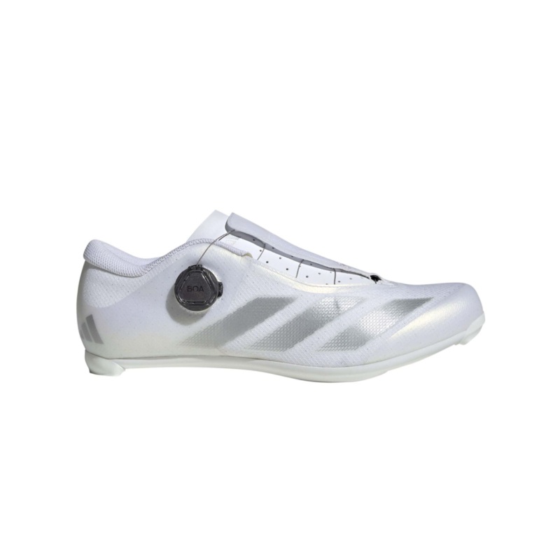 Zapatillas Ciclismo Carretera Adidas Tempo 3 Stripes BOA | Cloud White / Silver Metallic / Core Black