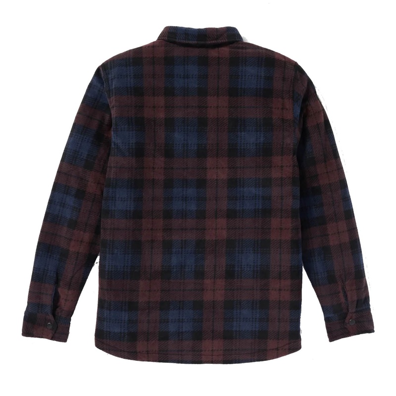 Bowered Long Sleeve Fleece|S|M|L|XL|Merlot