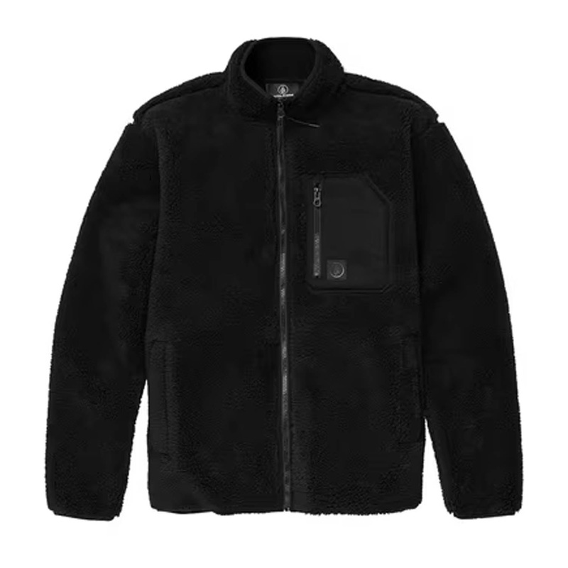 Muzzer Fuzzar Zip Fleece|S|M|L|XL|Black|Green Tea