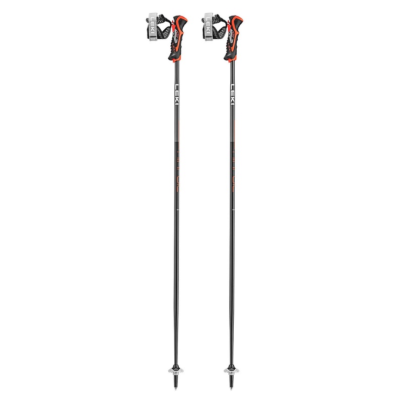 Airfoil 3D Ski Poles|115cm|120cm|125cm|130cm|Black/Red