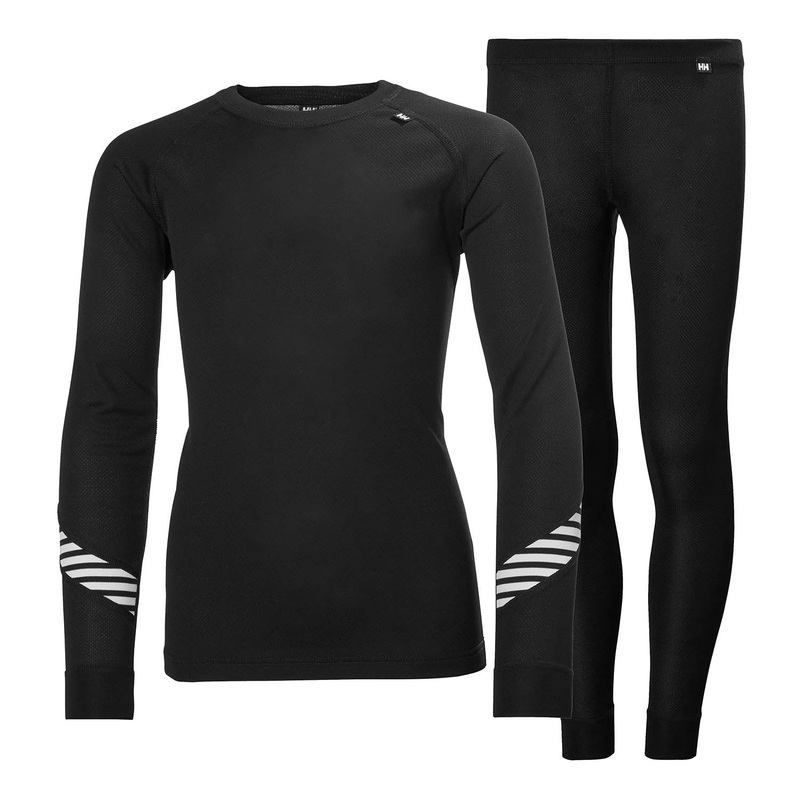 Junior HH LIFA Baselayer Set|128cm (8 Years)|140cm (10 Years)|152cm (12 Years)|164cm (14 Years)|Black