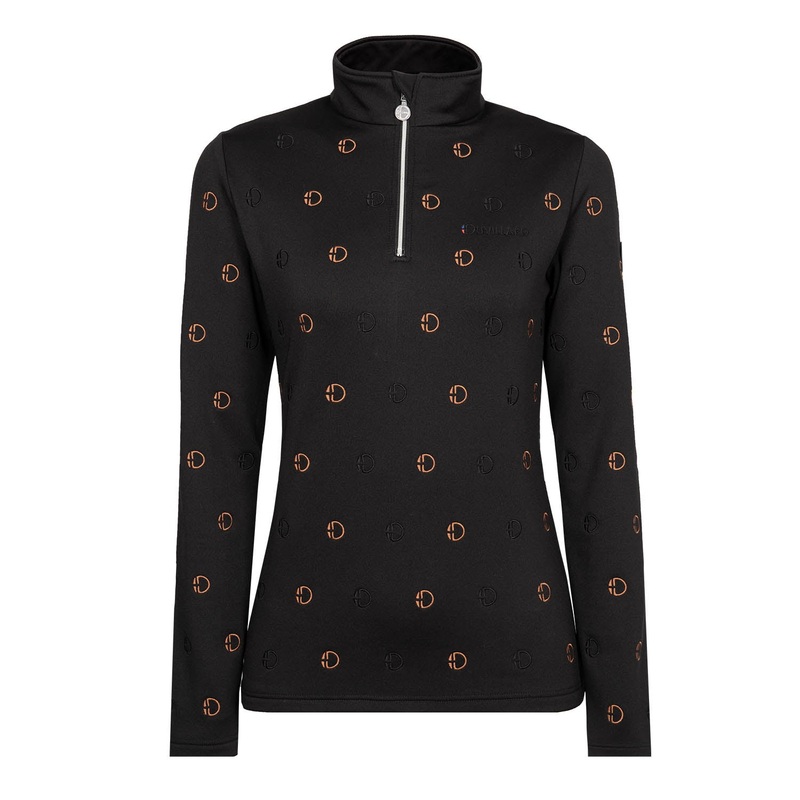 Meryl Zip Neck Midlayer|UK 8|UK 10|UK 12|UK 14|White|Black