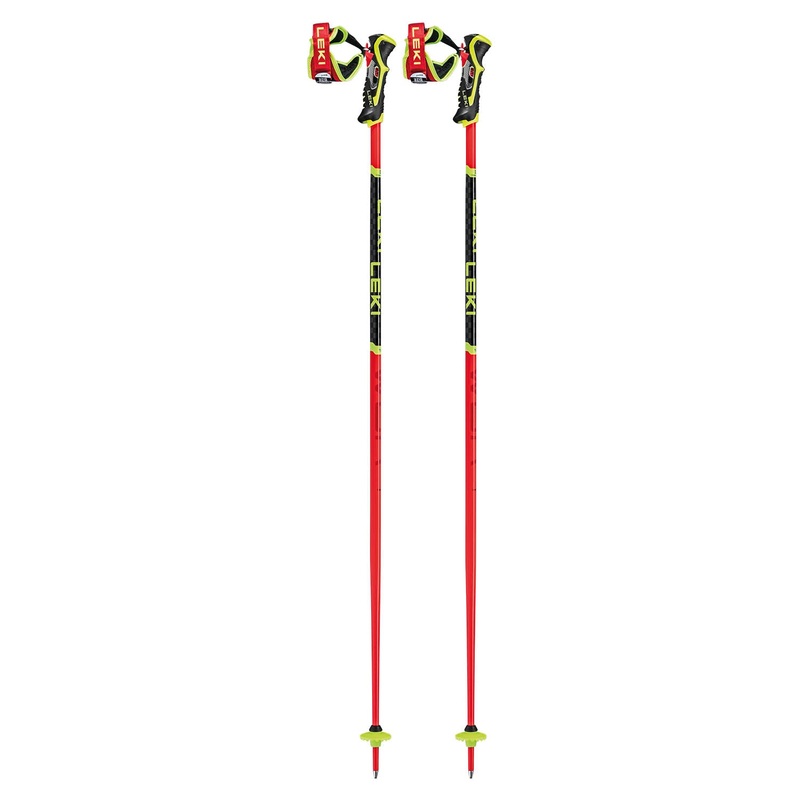WCR TBS SL 3D Ski Poles 2025|115cm|120cm|125cm|130cm|Red