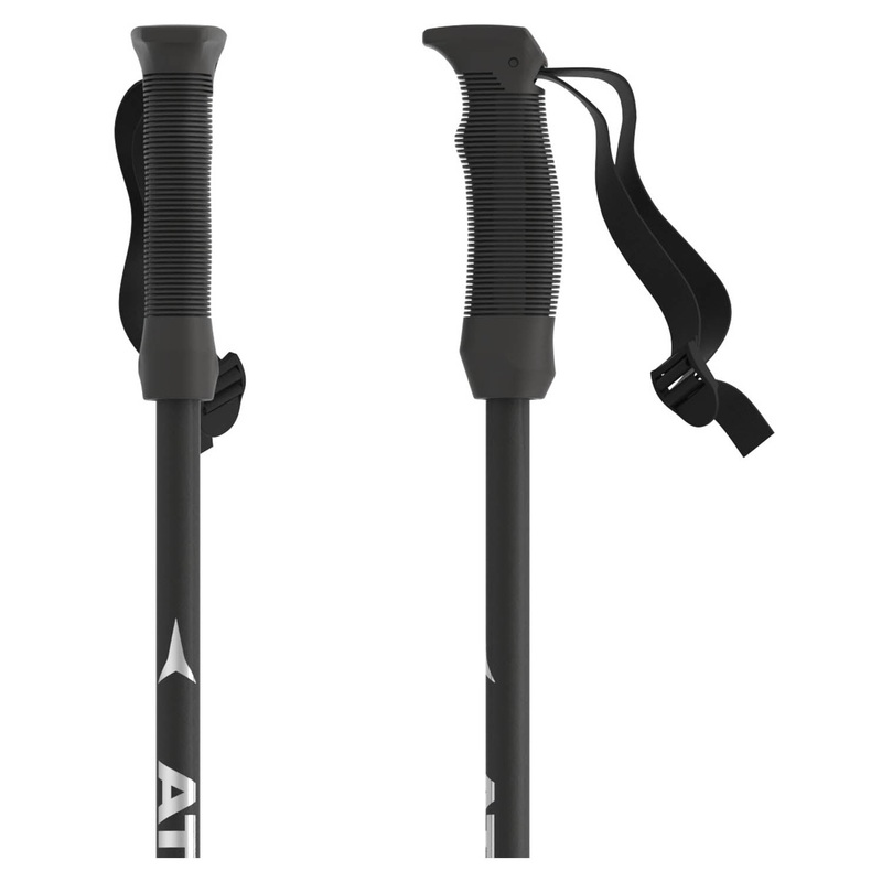 AMT JR Telescopic Ski Pole|One Size|BLACK SILVER