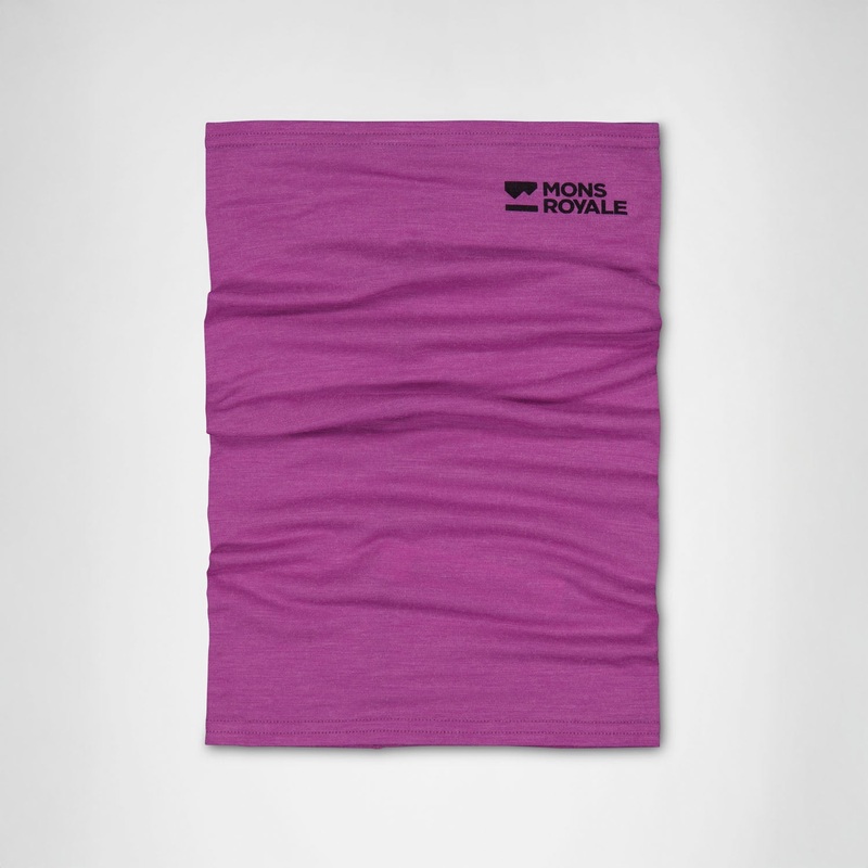 Daily Dose Merino Neckwarmer|One Size|Black|Purple Bolt|Signal Lost Goblin Blue