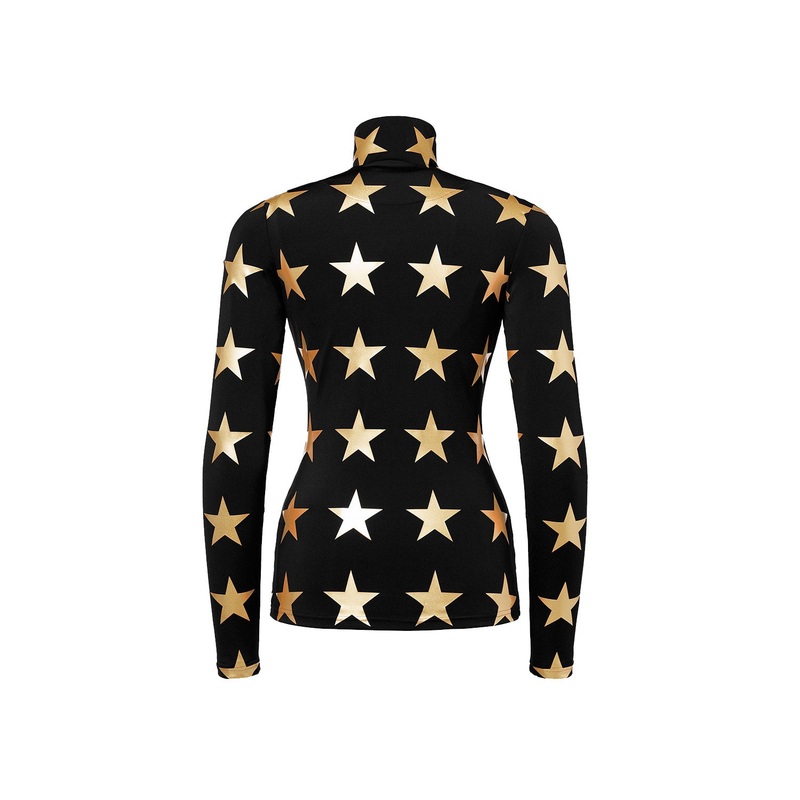 Lunaria Pully Top|Small|Medium|Large|Extra Large|Black|Black/Gold
