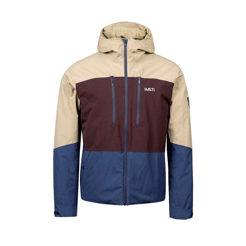 Melvik M DryMaxX Ski Jacket|S|M|L|XL|Fudge Maroon Red|Black