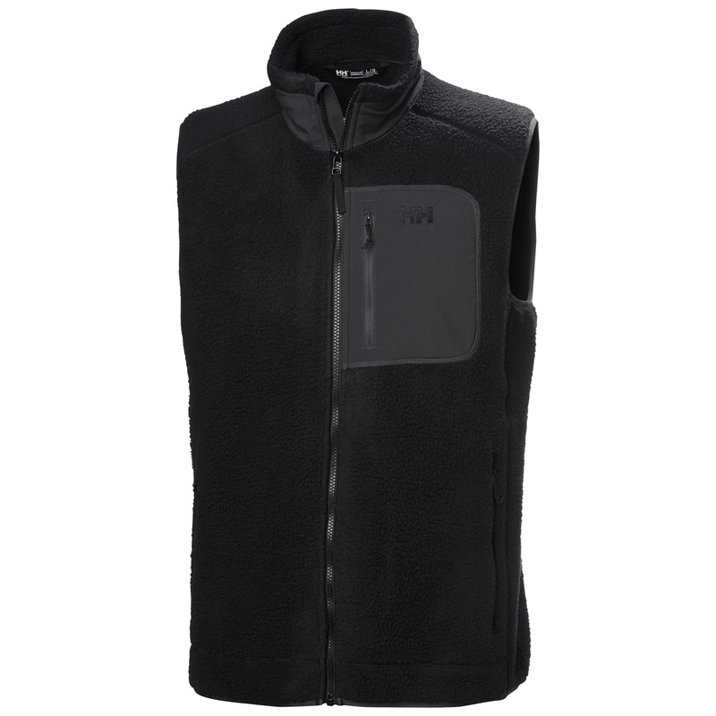 Panorama Pile Block Vest|XS|S|M|L|XL|Black