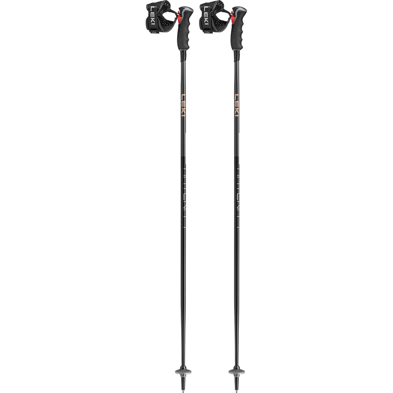 Artena Airfoil 3D Ski Poles|115cm|120cm|Black