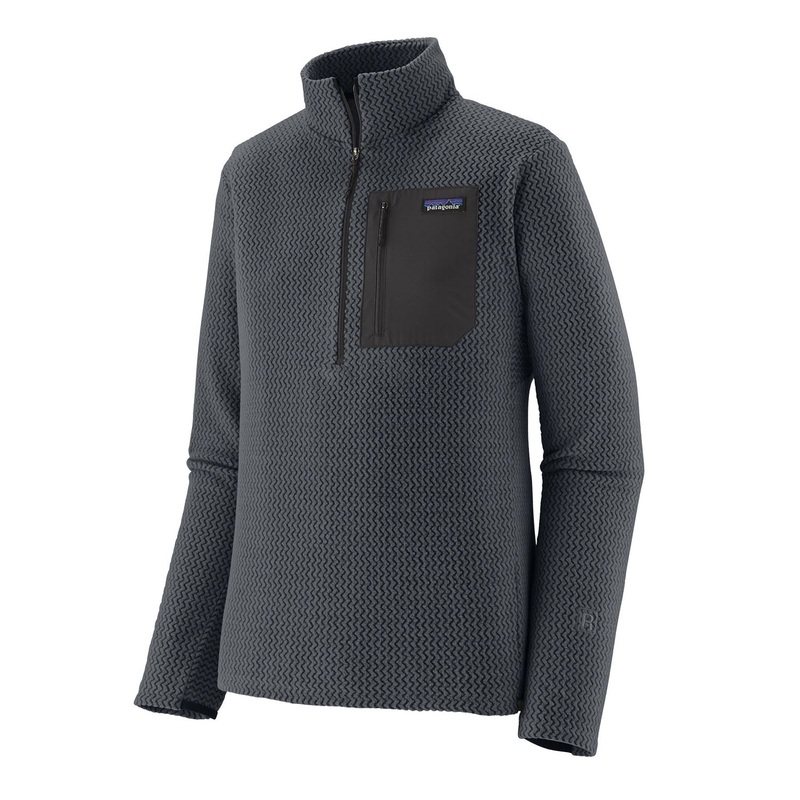 Men’s R1 Air Zip Neck Fleece|S|M|L|XL|XXL|Black|Old Growth Green|Smolder Blue
