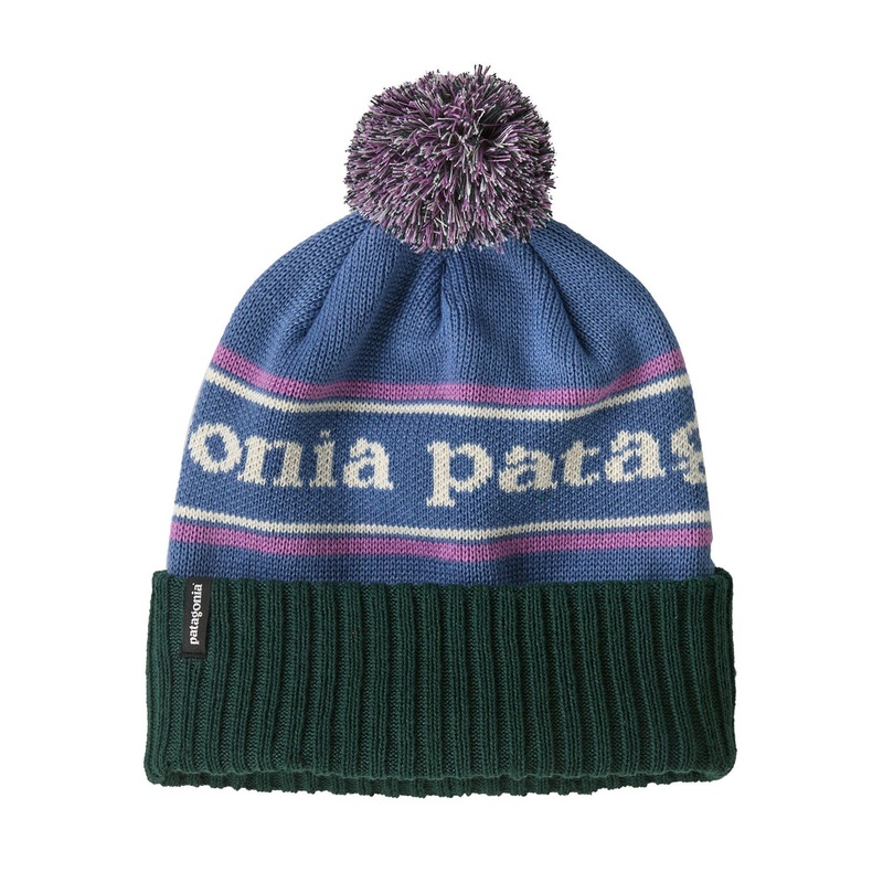 Powder Town Beanie|One Size|Flow: Sunken Blue|Park Stripe: Barnacle Blue