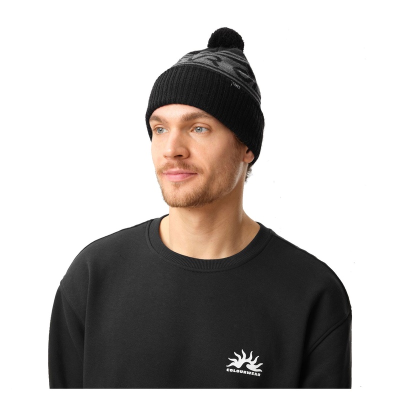 U Strix Beanie|One Size|Black|Dk Olive|Purple
