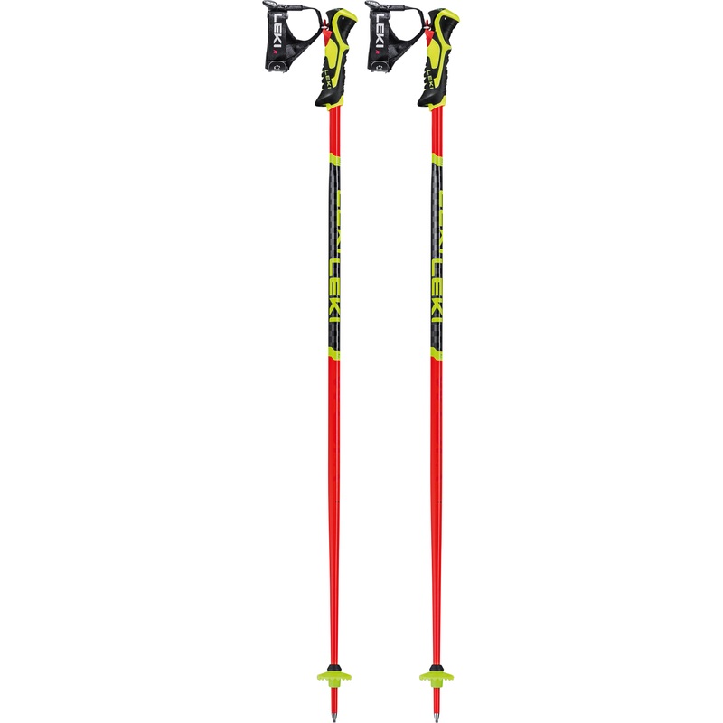 WCR Lite SL 3D Ski Poles|100cm|105cm|110cm|115cm|120cm|Red