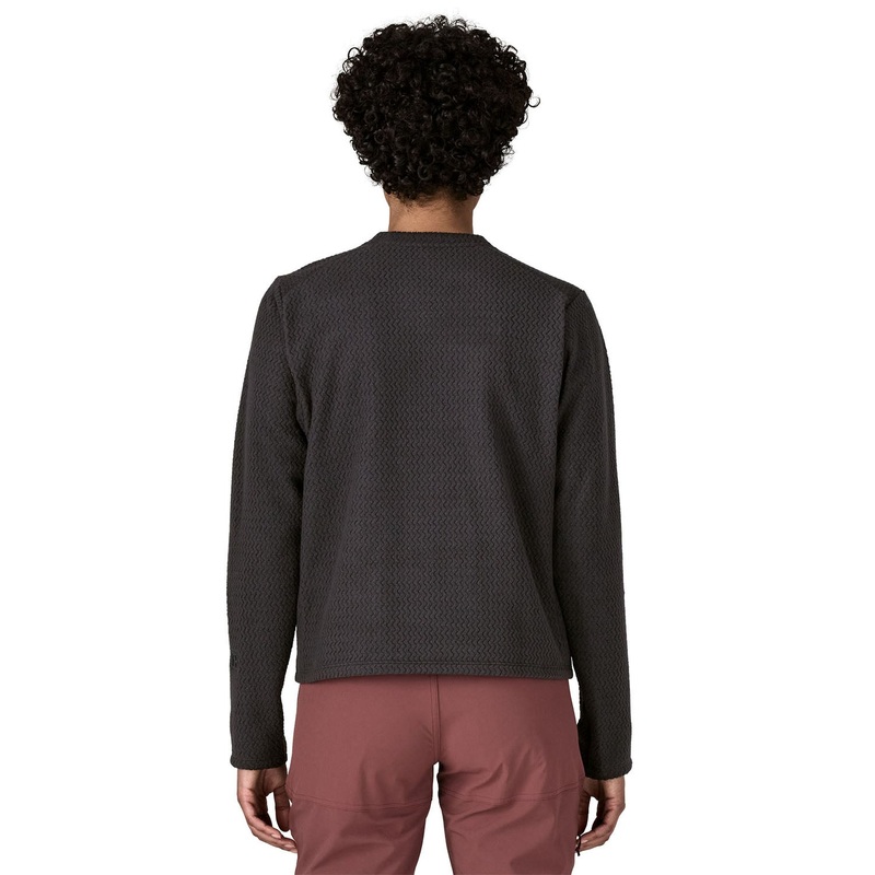Women’s R1 Air Crew Midlayer|S|M|L|XL|Black|Wool White