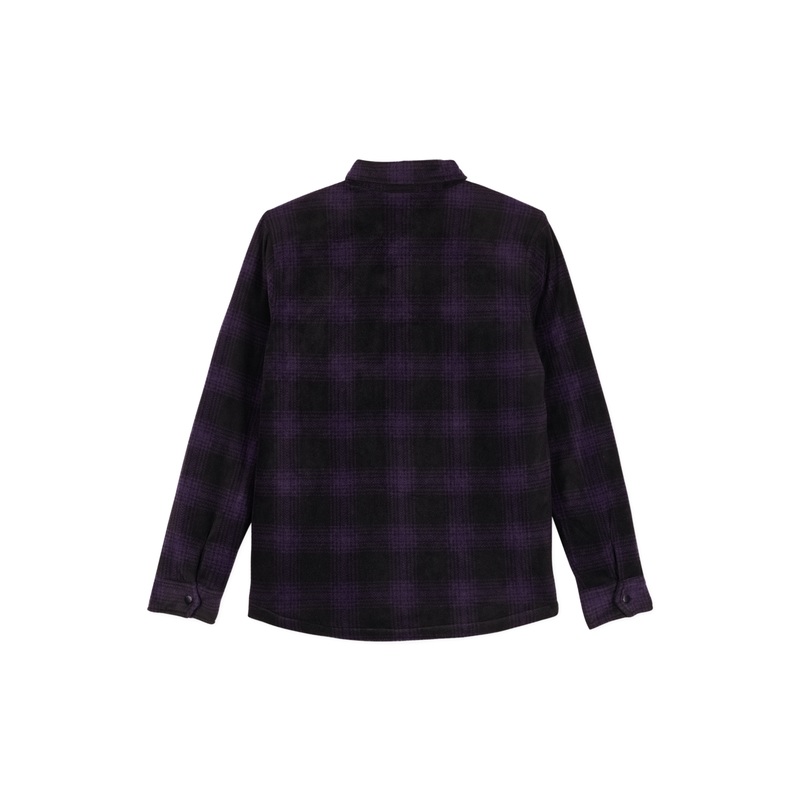 Bowered Long Sleeve Fleece|S|M|L|XL|Dark Purple