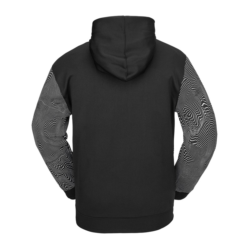 Hydro Riding Hoodie|S|M|L|XL|Black Print|Black