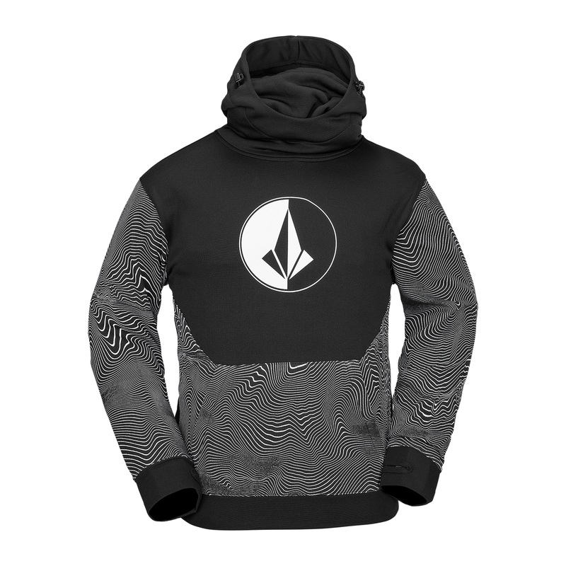 Hydro Riding Hoodie|S|M|L|XL|Black Print|Black