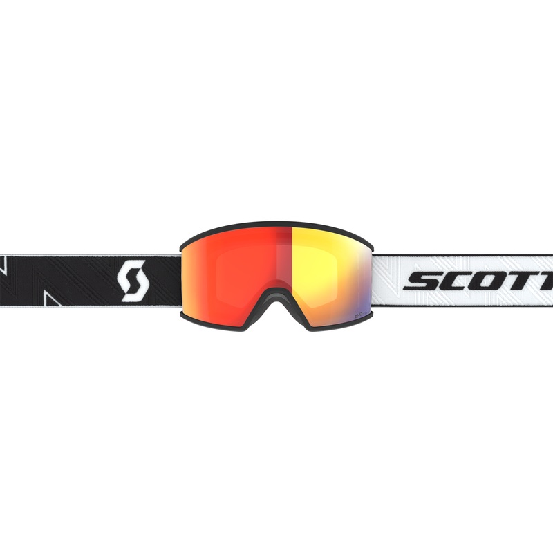 Ambit LS Goggles|One Size|Black/White & Red Chrome Lens|Mineral Black & Bronze Chrome Lens